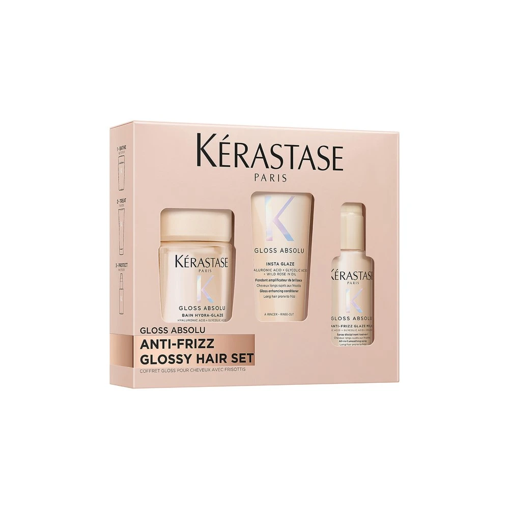 מארז התנסות GLOSS ABSOLU טיפוח להורדת נפח בלתי רצוי (Anti Frizz) וברק עוצמתי